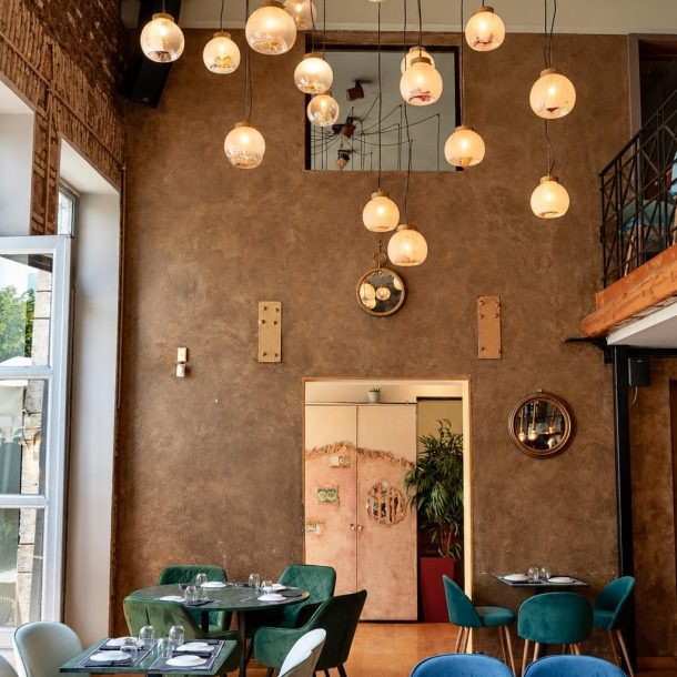 Interior of L’Amiral restaurant in Plaka, Athens